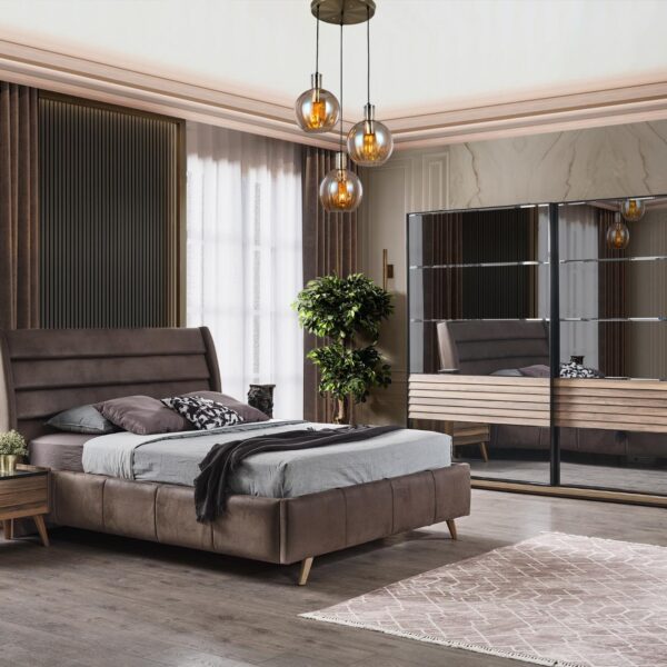 Klas Ceviz Yatak Odası